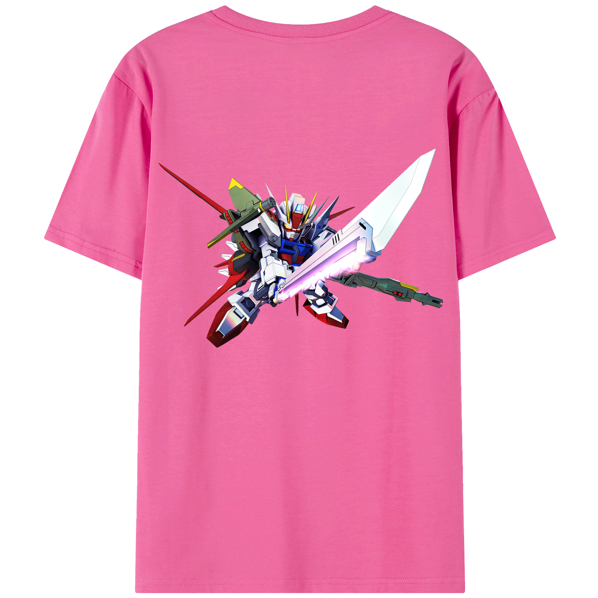 （画像用） 機動戦士ガンダム Mobile Suit Gundam レディース半袖Tシャツ(バックプリント)